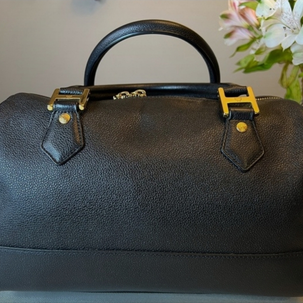 MCM Boston Black Leather Bag - Picture 9 of 13